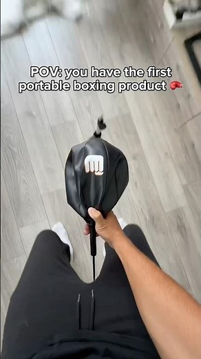 First ever portable reflex bag 🥊