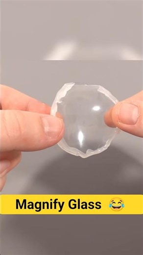 How To Make A Magnifying Glass Using Bottle | Easy Diy 😯