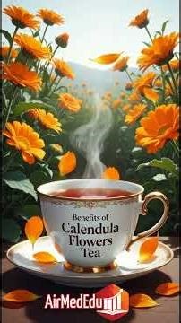 Amazing Benefits of Dried Calendula Flowers Tea You NEED to Know! #airmededu