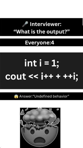 Two updates on same variableNo order guaranteed= Undefined Behavior ⚠️