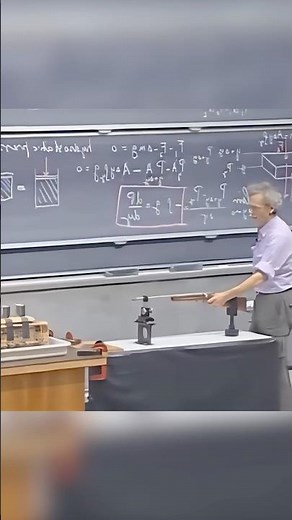 Professor Lewin Explains Pascal’s Principle With A Simple Experiment 🤯