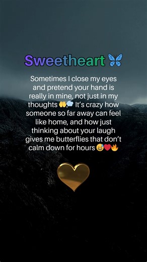 Tender message for the one you miss – different places, same heart ❤️ #imissyou #longdistance #missyoumessage #iloveyou #thinkingofyou | Messages from the heart