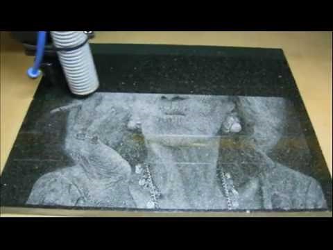 Grabado en granito con láser CO2