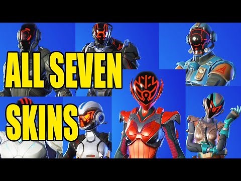 ALL The Seven Skins Showcase in Fortnite