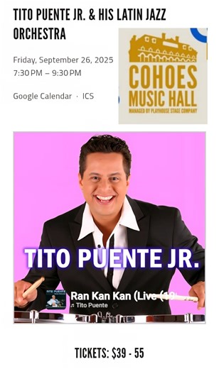 Albany, Schenectady, Cohoes, New York let's Mambo! This Friday...