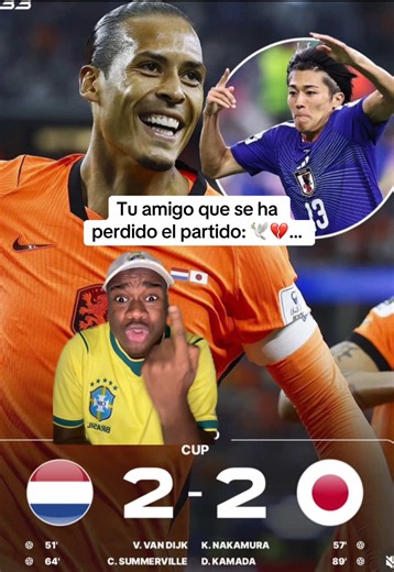 Países Bajos 2-2 Japón ☠️🇯🇵… El mejor partido del mundial 2026 🔥#paisesbajos #resumen #japon #mundial2026