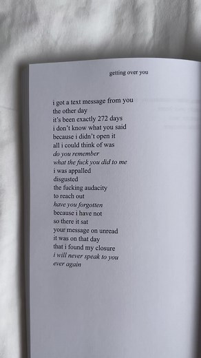 Getting Over You: A Poetry Book Exploration