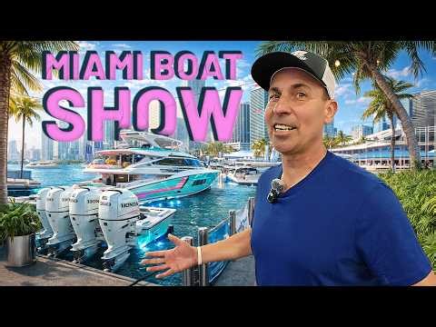 Boats that nobody needs – but everyone wants 😳 Miami Boat Show