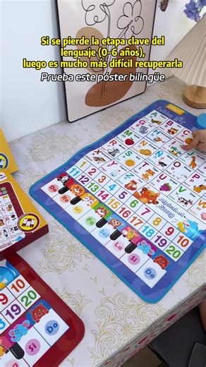 Bilingual Play with Spanish-English Talking Wall Chart