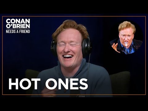 Conan Reacts To Winning Hot Ones “Dab Of The Decade” | Conan O'Brien Needs A Friend