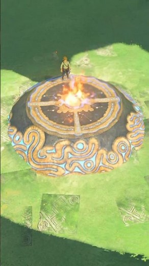 use a warming flame to stir the soul for the bareeda naag #shrine outside rito village💙#botw