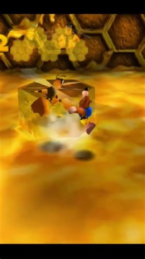 Bees Swarmed me in there nest in this Banjo Kazooie rom hack