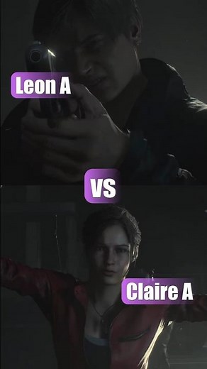 Resident Evil 2 Remake – Leon A vs Claire A | Don’t Shoot Scene