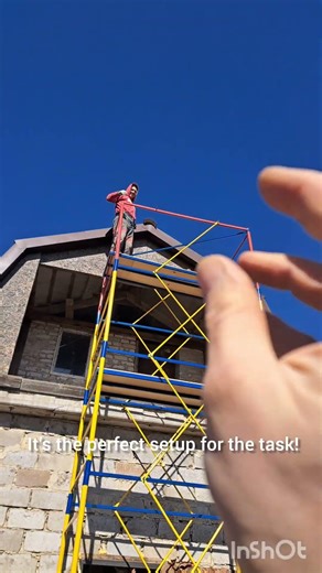 Scaffold Tower vs. Ladder: Why You Should Make the Switch ​#scaffolding #scaffoldtower #construction