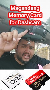 Magandang Memory Card for Dashcam. Sandisk | Kuya Shane
