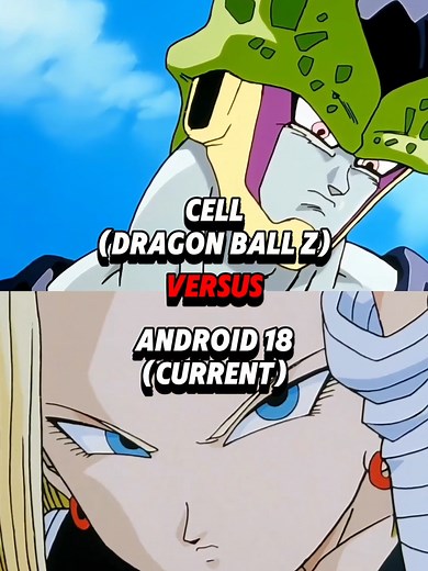 Android 18 vs Perfect Cell#dragonball