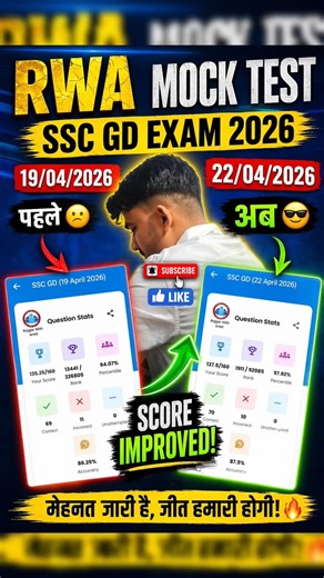 SSC GD Wednesday Mock Test Analysis RWA April 22, 2026 ✅ #sscgdexam #ssc #cisf #viral #crpf #bsf ...