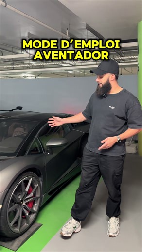 ‏Petit mode d’emploi lamborghini aventador 😁
