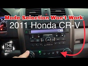 A/C Blower Air Doesn't Change With Selection Honda CR-V Video