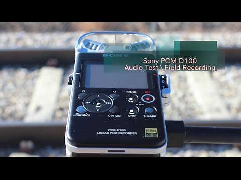 Sony PCM D100 Audio Test - Train