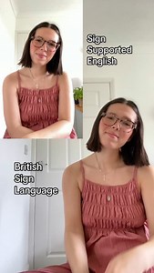 116 reactions | British Sign Language vs Sign Supported English. Which do you use? #bsl #britishsignlanguage #sign #signlanguage #signing #deaf #tutorial #sse #signsupportedenglish | Adeleonova | Facebook