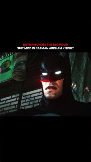 Batman Under The Red Hood Suit Mod in Batman Arkham Knight #batman #gaming