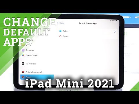 How to Change Default Apps on iPad mini (2021) - APPLE Apps Settings