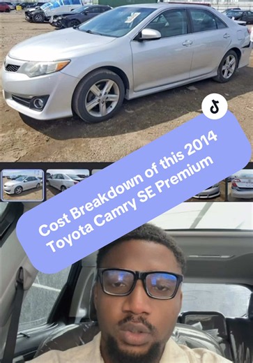 2014 Toyota Camry SE Premium cost breakdown