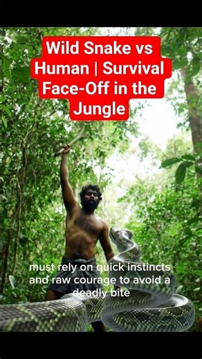 Wild Snake vs Human | Survival Face-Off in the Jungle
