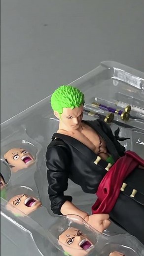 ZORO FIGURE UNBOXING TAMASHII NATIONS S.H. FIGUARTS | One Piece Stop Motion #tamashiinations