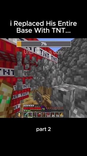 Explosive Minecraft Base Transformation Using TNT
