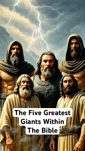 The Five Greatest Giants to Ever Exist in the Bible #god #bible #history