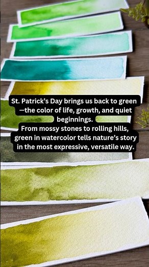 Lucky Greens: Celebrating Green with DANIEL SMITH Watercolor Sticks