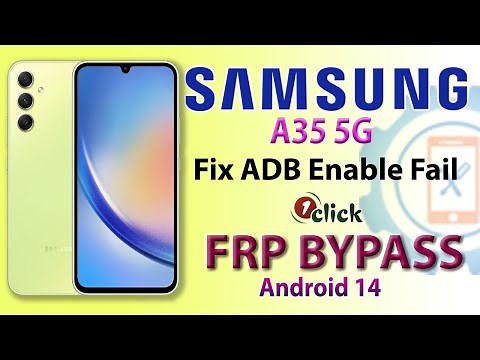 Samsung A35 (SM-A356E) FRP Bypass 2024 | Google Account Bypass Android 11/12/13/14