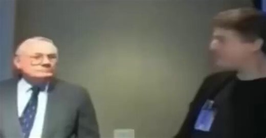 Neil Armstrong is asked to swear on God he walked on the moon (2010)