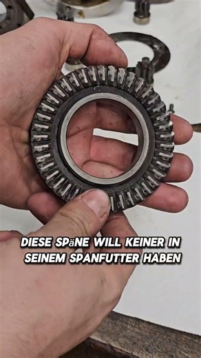 Dreibackenfutter warten. Schon mal geöffnet, oder Schiss? #drehen #backenfutter