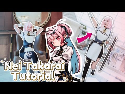 Nei Takarai from Gokurakugai Cosplay Tutorial! || 極楽街, 寶井寧, タカライ ネイ