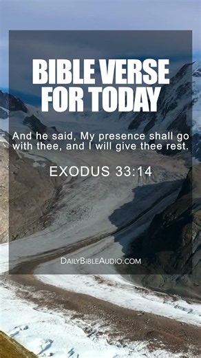 Exodus 33:14 | Peaceful Bible Verse For Today