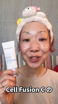 I tried Cell Fusion C's new BB cream and the coverage is as good as liquid foundation! 😳🌴🌺✨