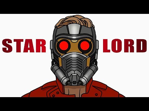How to Draw Star Lord Peter Quill from Guardians of The Galaxy