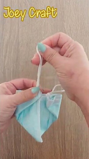 10 seconds MAGIC Medical Mask Hack for KIDS 🔥🔥🔥🔥 Little Trick - FIT a SMALL FACE #shorts