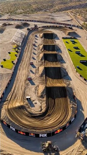 Massive Motocross Compound Built With Insane Triple Jump Line #shorts #motorcross