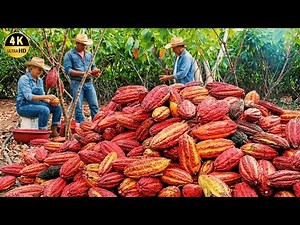 How to Grow, Harvest and Process Cocoa for Chocolate | Modern Farming & Agriculture Documentary