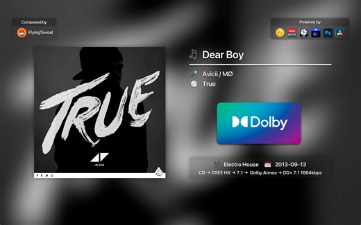 [4K 杜比7.1] Dear Boy - Avicii/MØ VoiceMeeter Logic Pro 重混音