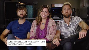Lady Antebellum's taking over this weekend! Be sure to catch it all... Friday • 10a/9c - CMT Crossroads: Stevie Nicks and Lady A Saturday • 9a/8c - CMT Hot 20 Countdown co-hosted by Lady A • 12/11c - Lady Antebellum: #WheelsUpTour concert special Sunday • 8a/7c - Lady Antebellum: #WheelsUpTour concert special • 9a/8c - #CMThot20 co-hosted by Lady A | CMT