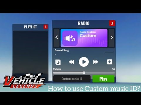 How to use Custom Music ID in Vehicle Legends Radio? (Vehicle legends)