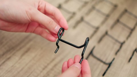 Yookeer 20 Pcs Pegboard Bins and Cups with Hooks and Loops Peg Assortment Organizer Accessories Various Tool Organizer Pegboard Baskets Set for Garage Workshop Workbench Office(Clear)