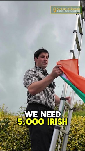 Niall McConnell on Instagram: "National Campaign: Raise the Tri-Colour! Get Your Flags NOW!"