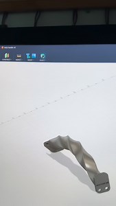 I needed a door handle for my shed, so I decided to combine my passion for metal shaping and 3d printing and create this. The material for the handle is nylon. I also used the fuzzy slice option for the first time to give it a uniform texture. Let’s continue to create and inspire. #3dprinting #metalshaping101 #metalfab #lincolnelectricpartner #weldrednation #tattoo #art #interiordesign #homedecor #instagood #contentcreator #influencer #originalcontent #overturefilament #bambulab #designer | Bret