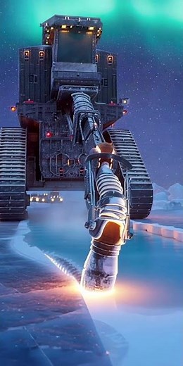 Watch This Epic Ice-Breaking Machine in Action! #Shorts